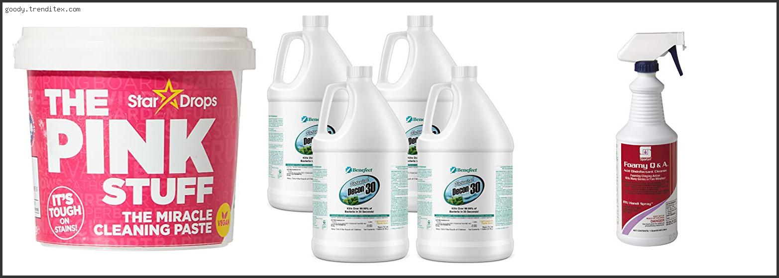 Top 10 Best Foamy Q&a Acid Disinfectant Cleaner With Buying Guide