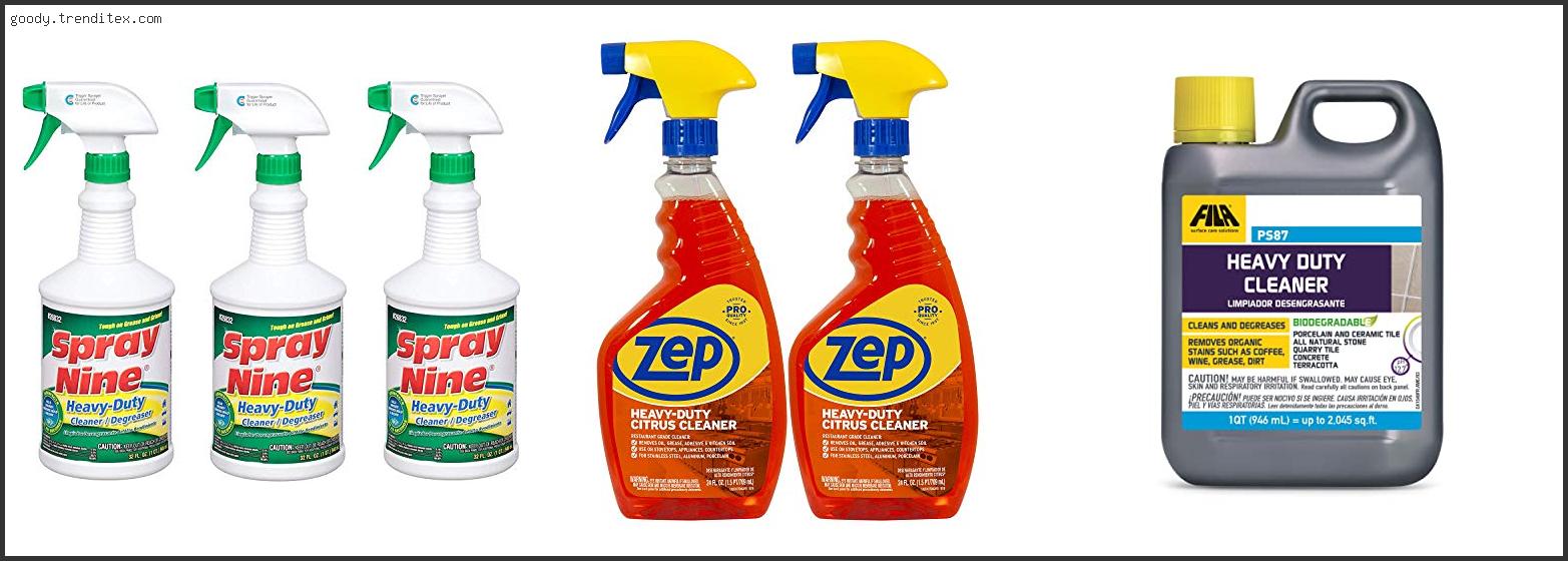 Best Heavy Duty Cleaner