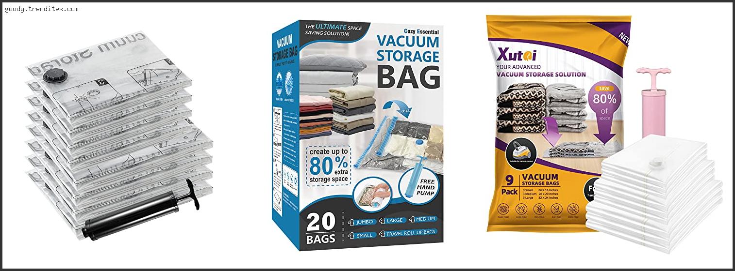 Top 10 Best Vacuum Sealed Bags For Clothes Reviews With Scores