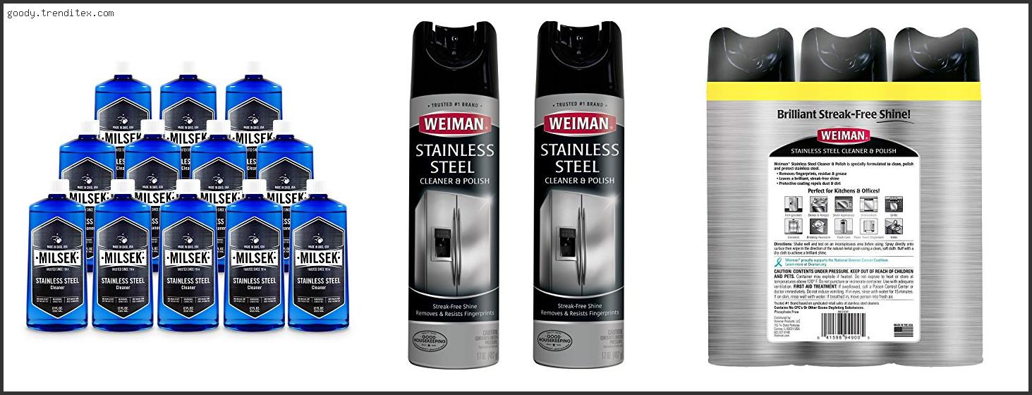 Top 10 Best Deep Gloss Stainless Steel Cleaner Based On Scores