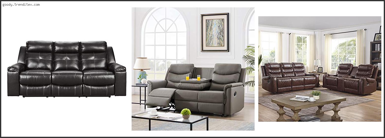 Top 10 Best Reclining Leather Sofa [2024]