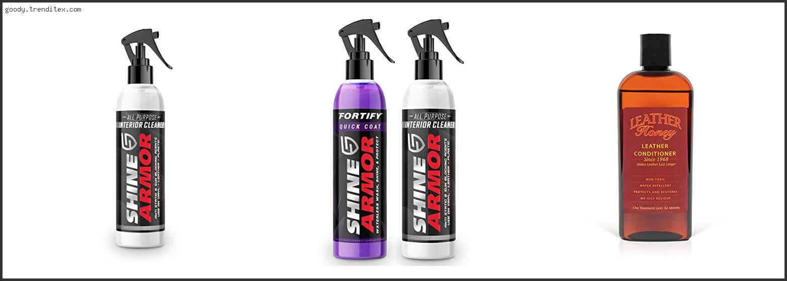 Top 10 Best Shine Armor Leather Cleaner [2024]