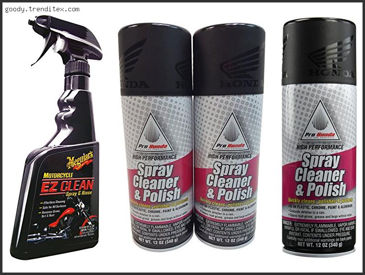 Top 10 Best Honda Motorcycle Spray Cleaner And Polish Based On User Rating