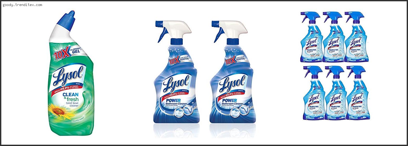 Best Lysol Power & Free Bathroom Cleaner Cool Spring Breeze