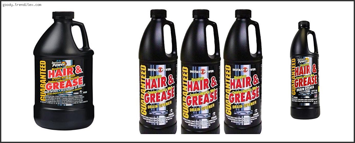 Best Hair And Grease Drain Cleaner