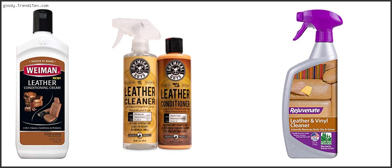 Top 10 Best Leather Sofa Cleaner [2024]