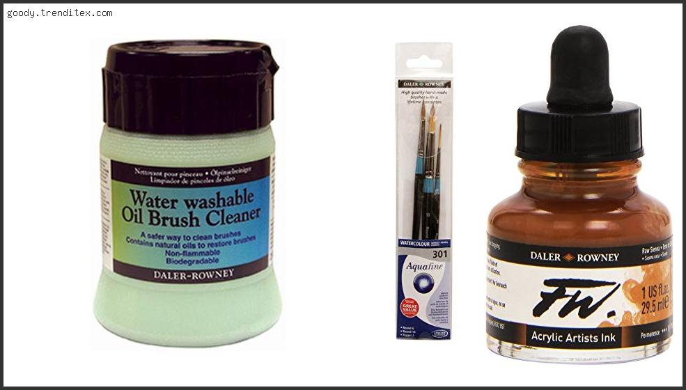 Top 10 Best Daler Rowney Oil Brush Cleaner With Expert Recommendation