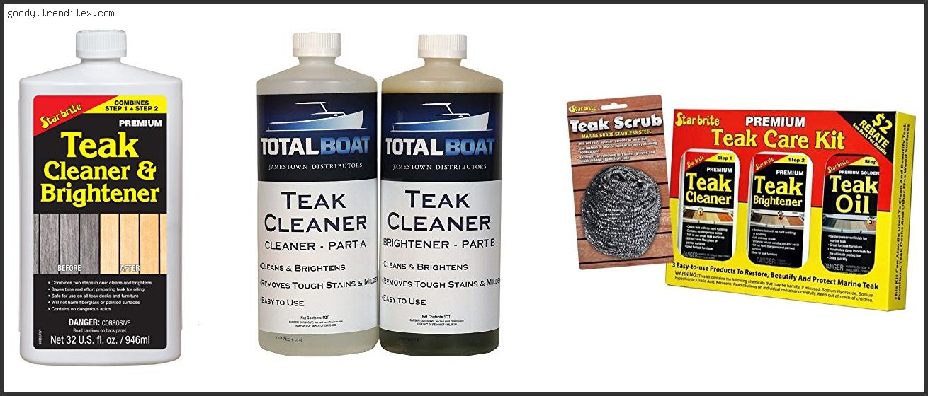 Top 10 Best Teak Cleaner For Boats [2024]