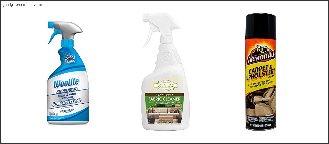 Top 10 Best Fabric Cleaner Spray [2024]