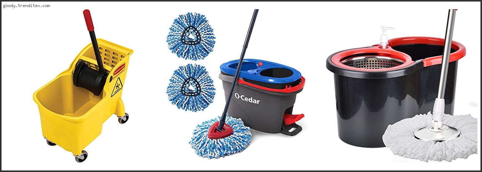 Top 10 Best Mop And Bucket With Wringer Set [2024]