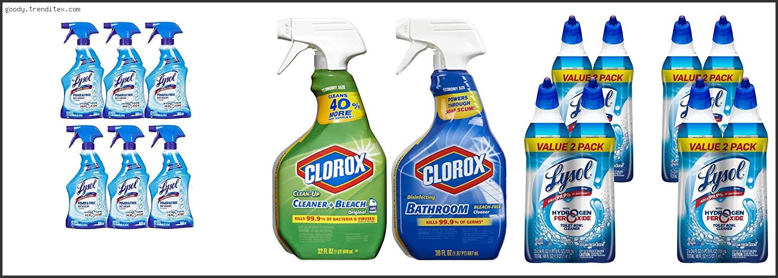 Top 10 Best Bleach Free Bathroom Cleaner [2024]