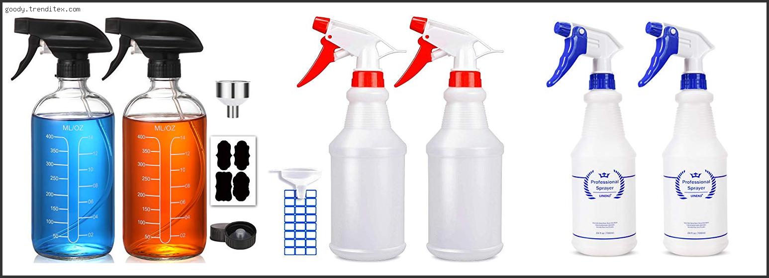 Top 10 Best Spray Bottles For Cleaning Solutions – Available On Market