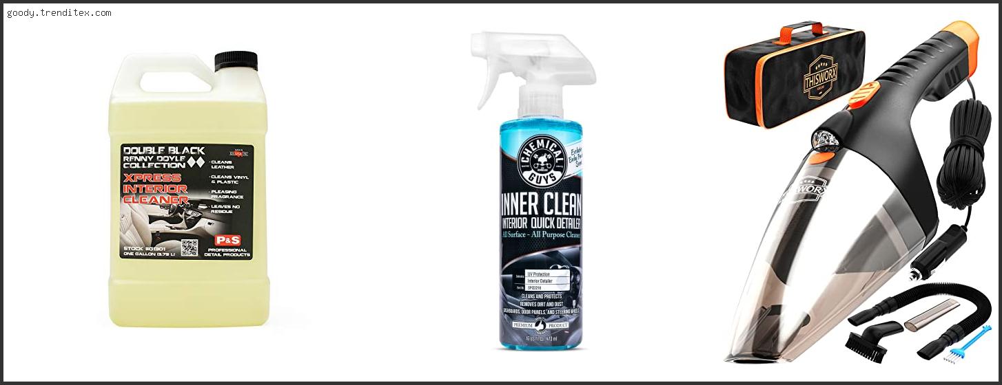 Top 10 Best Cleaner For Black Car Interior [2024]