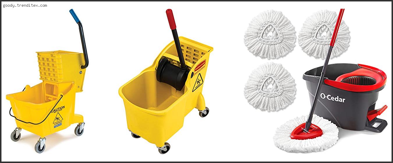 Top 10 Best Mop And Wringer Bucket [2024]