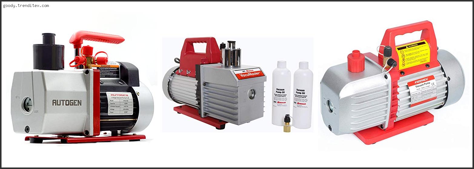 Top 10 Best 2 Stage Vacuum Pump [2024]