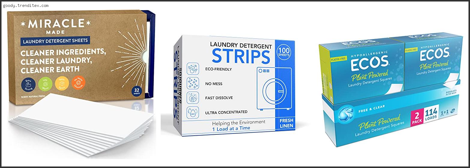 Top 10 Best Eco Friendly Laundry Detergent Sheets [2024]